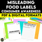 Media Literacy: Consumer Awareness Lesson - Misleading Food Labels