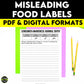 Media Literacy: Consumer Awareness Lesson - Misleading Food Labels