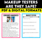 Health Lesson: Consumer Awareness Lesson - Makeup Testers