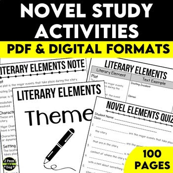 Novel Study Activities For Any Novel