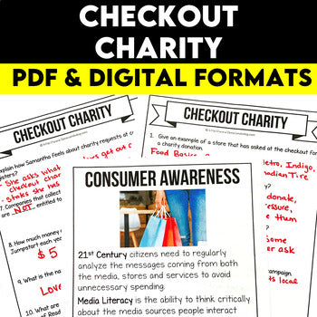 Media Literacy: Consumer Awareness Lesson - Checkout Charity