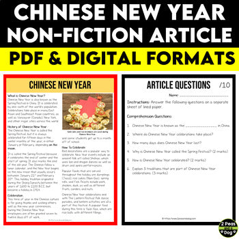 Chinese New Year Non-Fiction Article