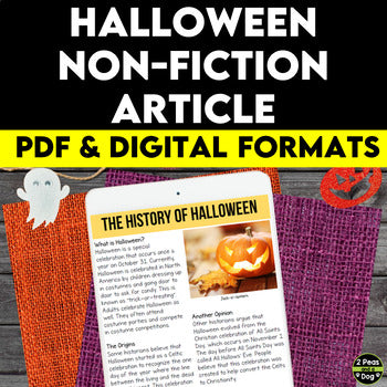 Halloween Non-Fiction Article