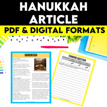 Hanukkah Non-Fiction Article