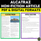 Alcatraz Non-Fiction Article