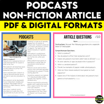 Podcasts Non-Fiction Article