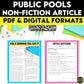 Public Swimming Pool Safety Non-Fiction Article