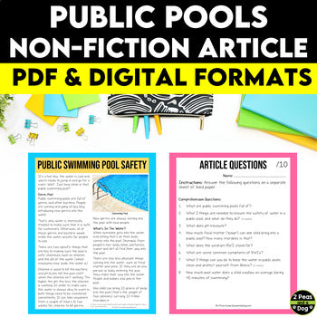 Public Swimming Pool Safety Non-Fiction Article