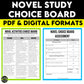 Novel Study Choice Board
