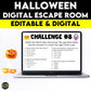 Halloween Digital Escape Room