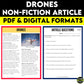 Drones Non-Fiction Article
