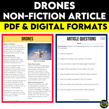 Drones Non-Fiction Article