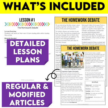 The Homework Debate Non-Fiction Article