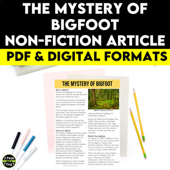The Mystery of Bigfoot Non-Fiction Article