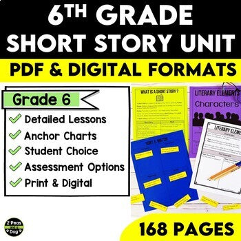 6th Grade Short Story Unit - Reading Comprehension and Analysis