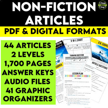 Article of the Week Full Year Nonfiction Bundle