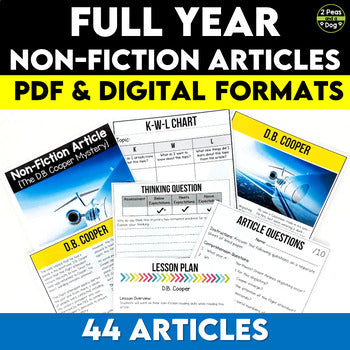 Article of the Week Full Year Nonfiction Bundle