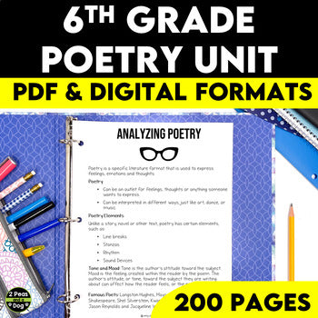 6th Grade Poetry Unit
