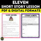 Eleven Short Story Lesson