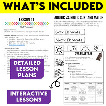 Grade 7 Science Interactions in the Environment