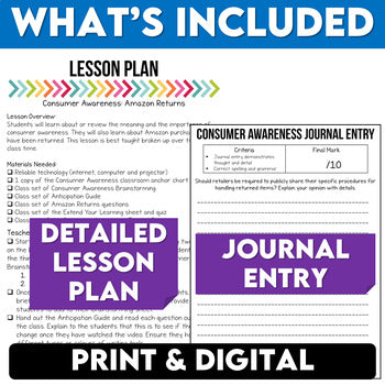Media Literacy: Consumer Awareness Lesson - Product Returns