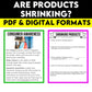 Media Literacy: Consumer Awareness Lesson - Shrinking Products