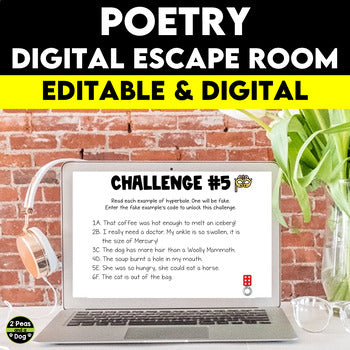 Poetry Digital Escape Room