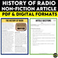 The History of Radio Non-Fiction Article