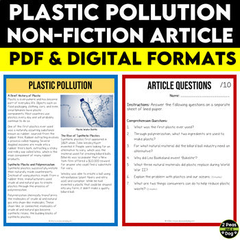 Plastic Pollution Non-Fiction Article