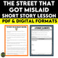 The Street That Got Mislaid Short Story Lesson