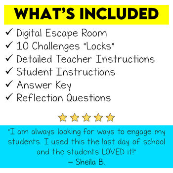 Back to School Digital Escape Room #2