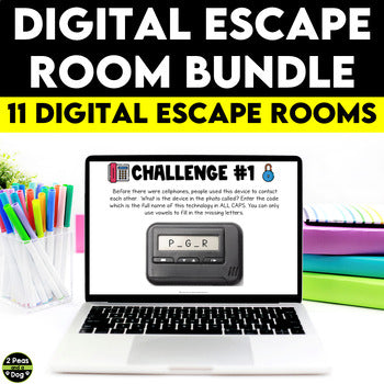 Full Year Digital Escape Room Mega Bundle