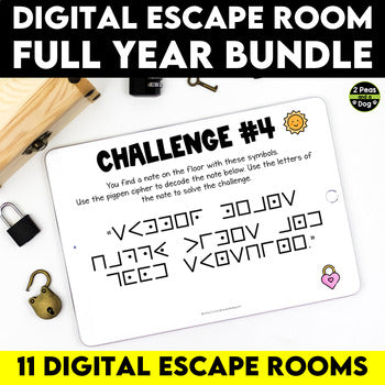 Full Year Digital Escape Room Mega Bundle