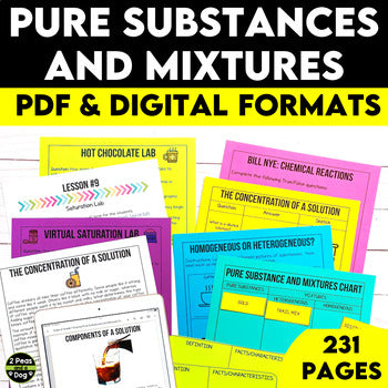 Grade 7 Science Pure Substances and Mixtures
