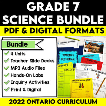 Grade 7 Science Bundle