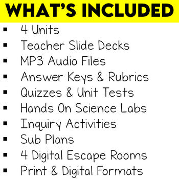 Grade 7 Science Bundle