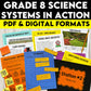 Grade 8 Science Systems in Action Unit