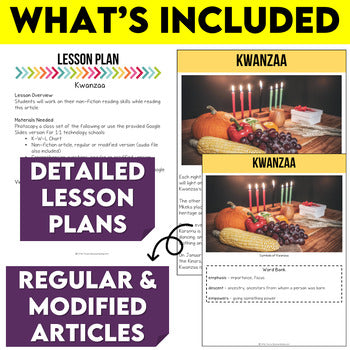 Kwanzaa Non-Fiction Article