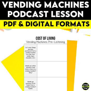 Podcast Listening Comprehension Lesson - Vending Machines