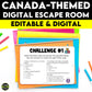 Canada-Themed Digital Escape Room