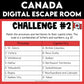 Canada Digital Escape Room - Team Building Activities