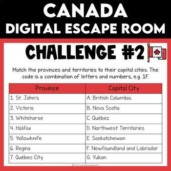 Canada Digital Escape Room - Team Building Activities