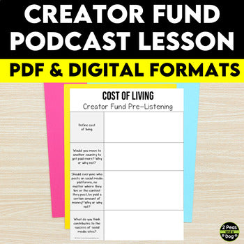 Podcast Listening Comprehension Lesson - TikTok Creator Fund