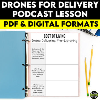 Podcast Listening Comprehension Lesson - Drones For Delivery