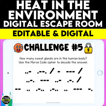 Heat in the Environment Digital Escape Room Grade 7 Science Ontario