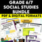 Grade 6/7 Social Studies Bundle Ontario Curriculum