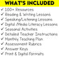 Full Year Middle School English Language Arts Lesson Bundle 1