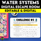 Water Systems Digital Escape Room Grade 8 Science Ontario