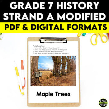 Grade 7 History Strand A Modified Ontario Curriculum