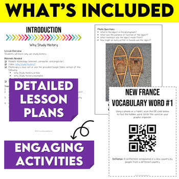 Grade 7 History Bundle Modified Ontario Curriculum